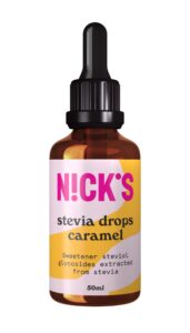 Nicks stevia caramel drops