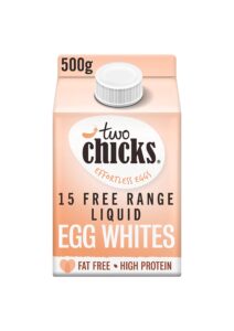 Illustrational image of low-carb pantry essentials featuring boxed liquid egg whites.