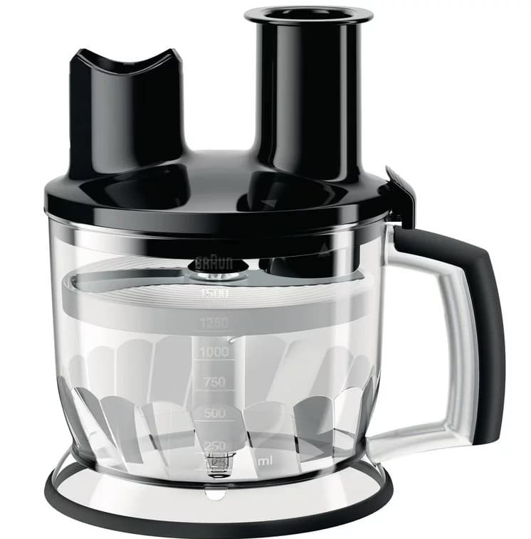 Braun blender slicing attachment bowl for shredding cabbage and carrots