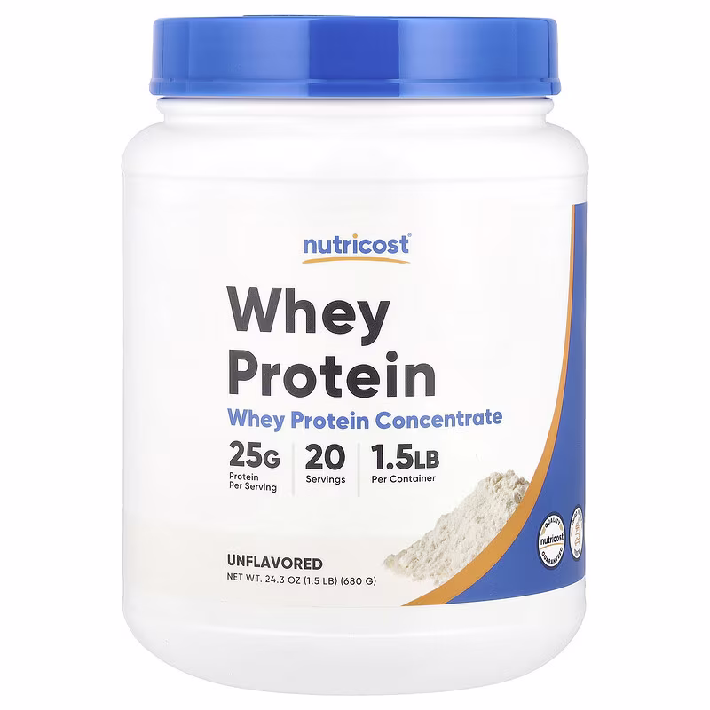 Nutricost, Whey Protein Concentrate, Unflavoured illustration picture