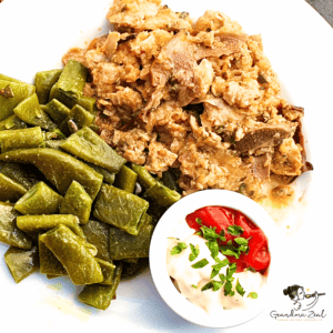 chicken stroganoff with beans