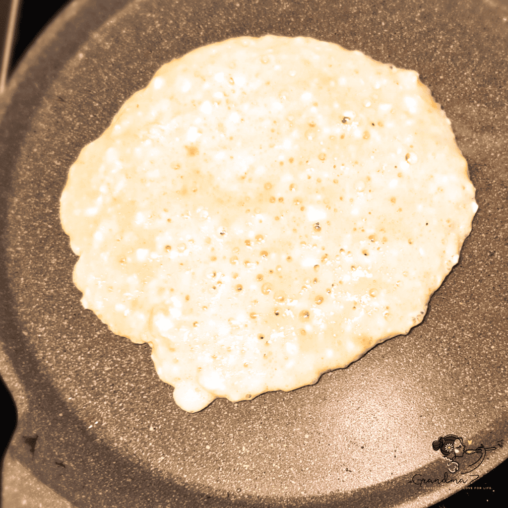 cooking protein pancake