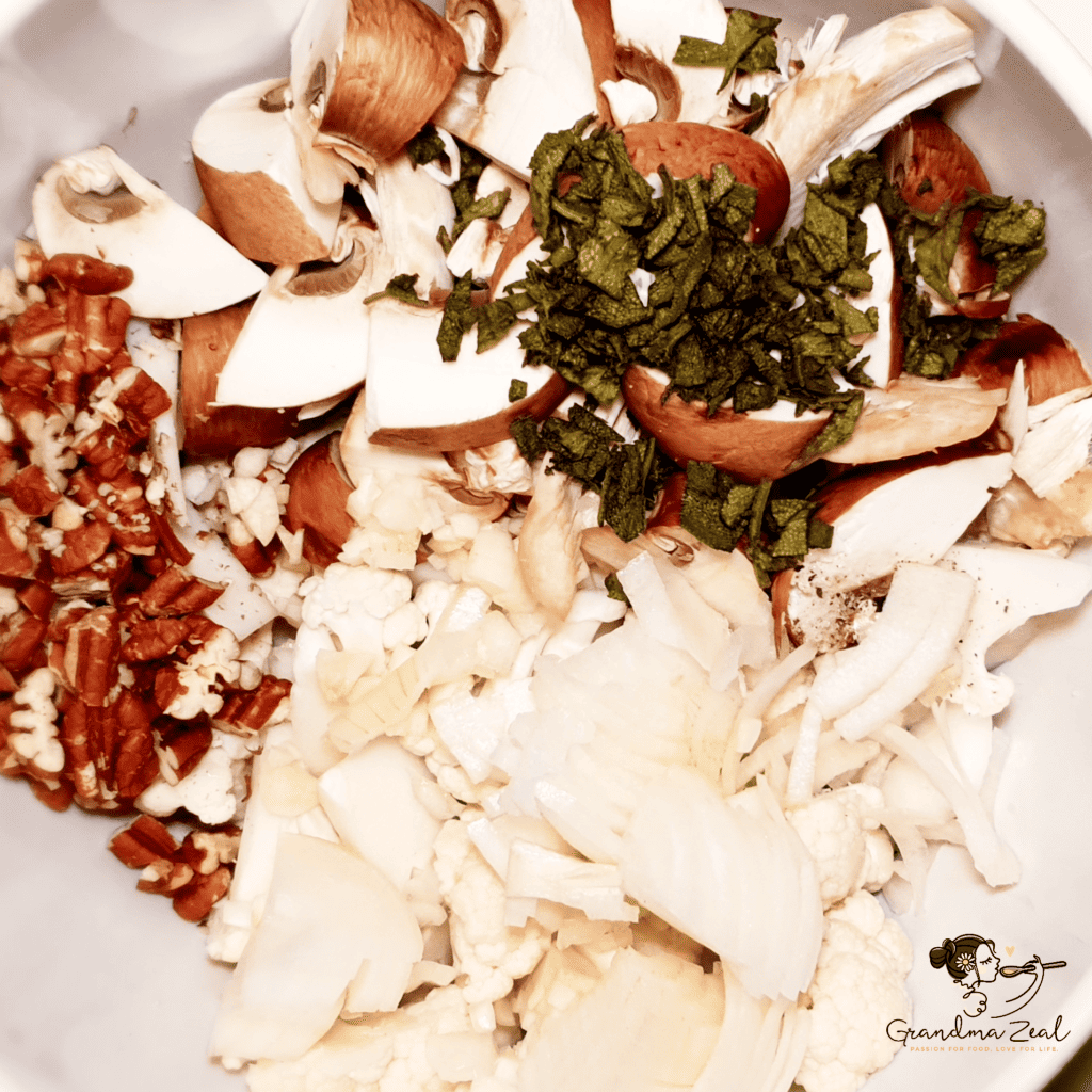 MUSHROOM AND CAULIFLOWER ROAST | YOUR NO. 1 EASY & DELICIOUS VEGETARIAN DISH